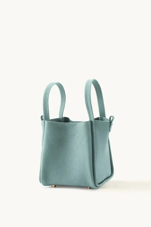 PU Leather Drawstring Everyday Bucket Bag