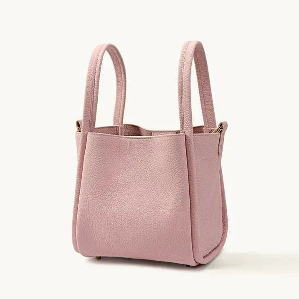PU Leather Drawstring Everyday Bucket Bag